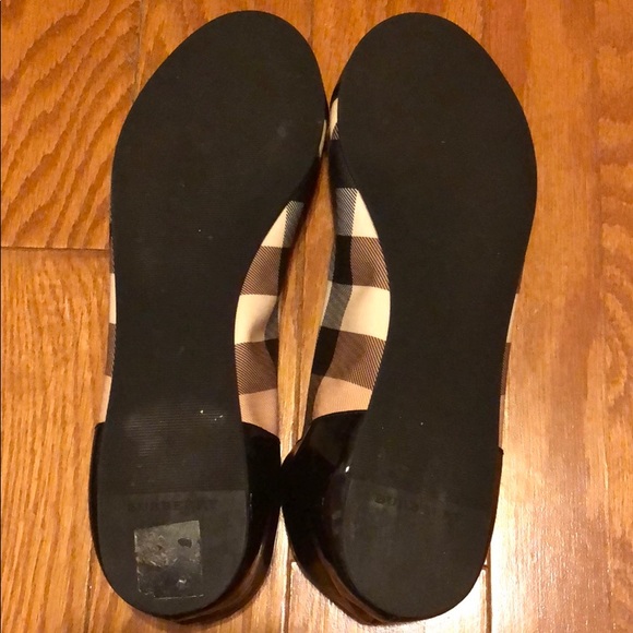 BRAND NEW BURBERRY BALLET FLATS SIZE 37 1/2 - Picture 5 of 8
